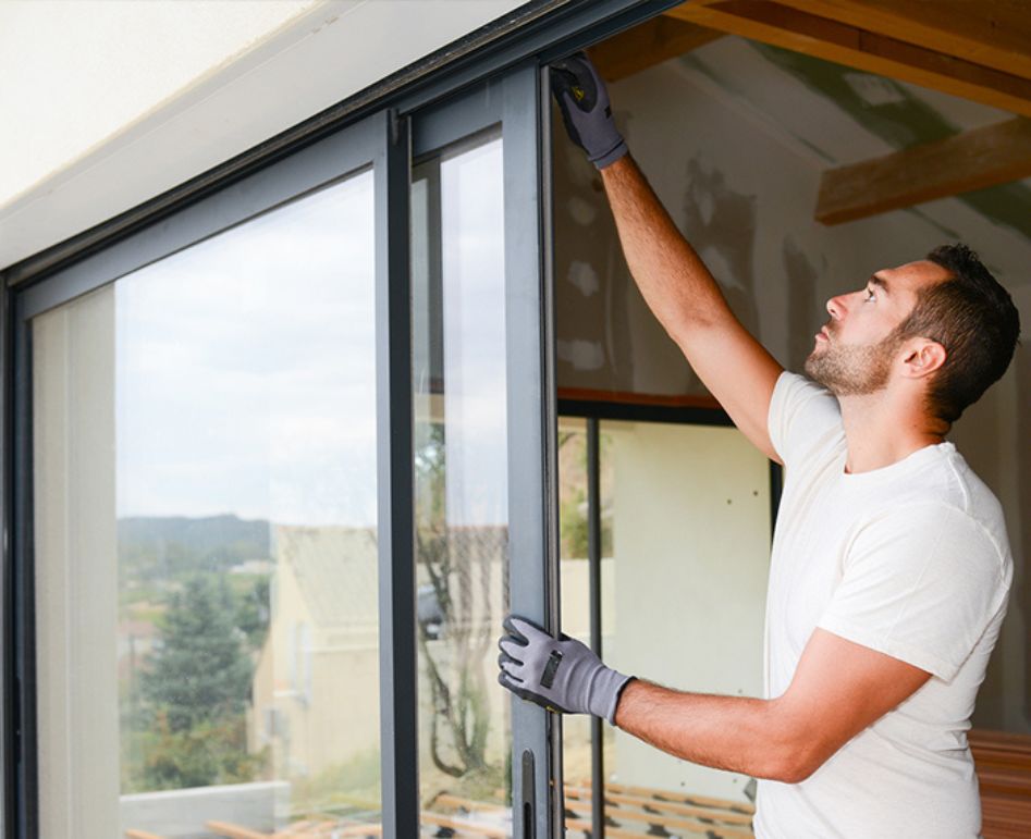 French & Glass Door Installation